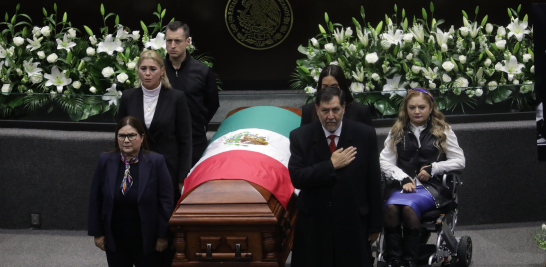 Homenaje luctuoso de Ifigenia Martínez en la Cámara de Diputados.