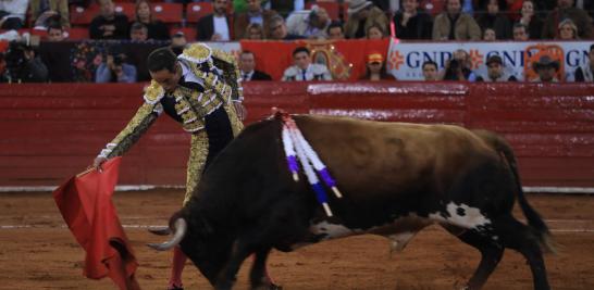 El matador Juan Pablo Sánchez en su participación en la Plaza México