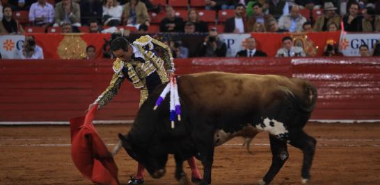 El matador Juan Pablo Sánchez en su participación en la Plaza México