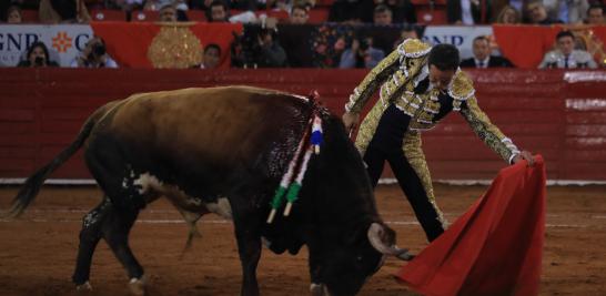 El matador Juan Pablo Sánchez en su participación en la Plaza México