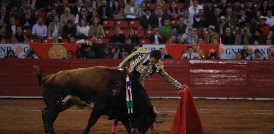 El matador Juan Pablo Sánchez en su participación en la Plaza México