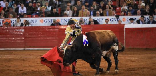 El matador Juan Pablo Sánchez en su participación en la Plaza México