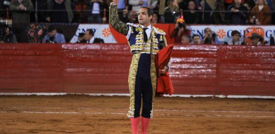 El matador Juan Pablo Sánchez en su participación en la Plaza México