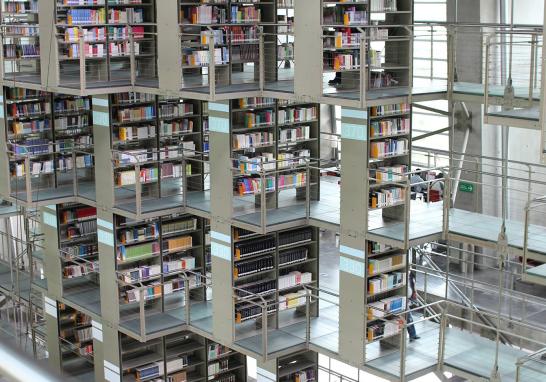 Así es la Biblioteca José Vasconcelos, edificio proyectado por el arquitecto mexicano Alberto Kalac, fue abierta al público en el 2006 y es hasta el 2013 que se convirtió en un espacio vivo, con un constante flujo de actividades y usuarios de diversos grupos sociales. Es el cuarto recinto cultural con más visitantes en México. Entre sus diversas esculturas, la más llamativa y emblemática es Mátrix Móvil, de Gabriel Orozco, ubicada al centro de la planta principal.