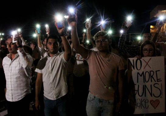 Tiroteo registrado el sábado en un centro comercial de El Paso, Texas. Foto: AFP