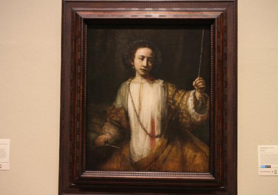 Lucrecia, de Rembrandt. Foto: Francisco de Anda