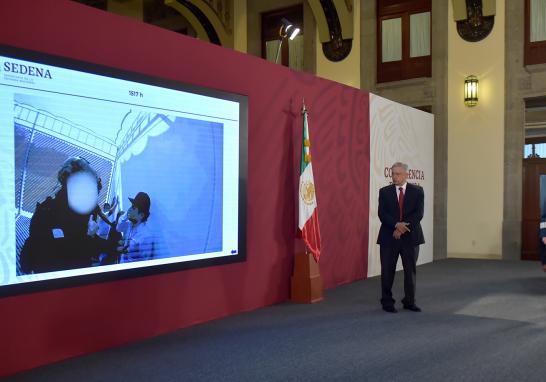 Captura de Ovidio Guzmán, conferencia AMLO