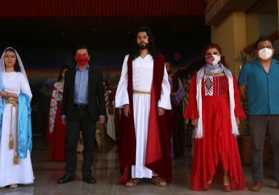 La alcaldesa de Iztapalapa, Clara Brugada, detalló que el Santuario del Señor de la Cuevita será sede de la 178 representación del Viacrucis. Foto EE: Rosario Servin