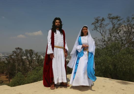 Los actores que participaron en 2020 repetirán sus roles este año, a excepción de quien interpretará a Jesús de Nazareth. Foto EE: Rosario Servin