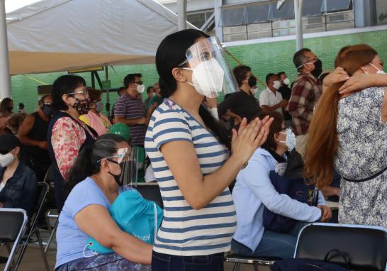 Las autoridades estatales y municipales informarán a las registradas sobre cuál es la fecha de la aplicación de la vacuna. Foto EE: Rosario Servin