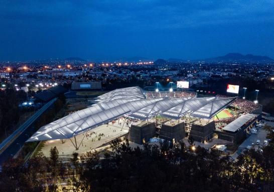 Maqueta del Estadio de los Diablos en la CDMX. Foto: Cortesía