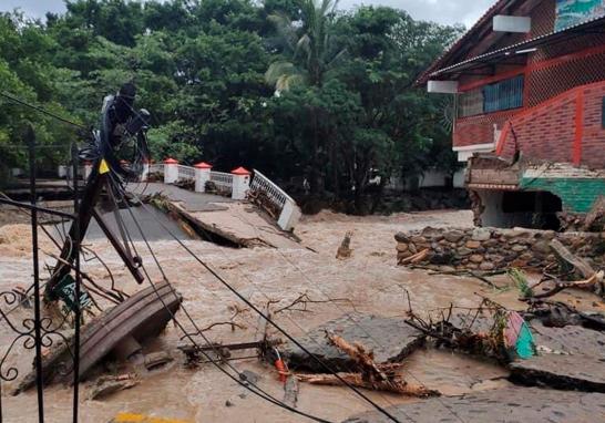 El huracán Nora dejó fuertes afectaciones en el estado de Jalisco. Foto: Reuters