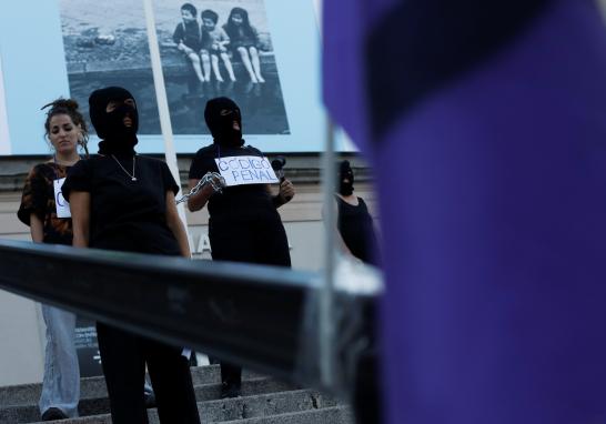 Movilizaciones por el Día de Acción Global por el Aborto Legal. Madrid, España. Foto: Reuters