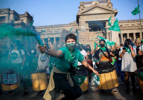 Movilizaciones por el Día de Acción Global por el Aborto Legal. Lima, Perú.Foto: Reuters