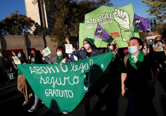 Movilizaciones por el Día de Acción Global por el Aborto Legal. Valparaíso, Chile. Foto: Reuters