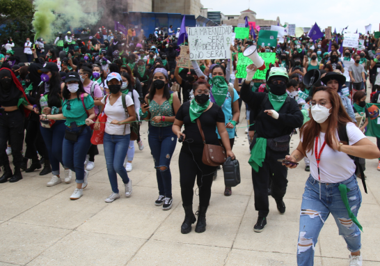 Movilizaciones por el Día de Acción Global por el Aborto Legal. Ciudad de México, México. Foto EE: Eric Lugo