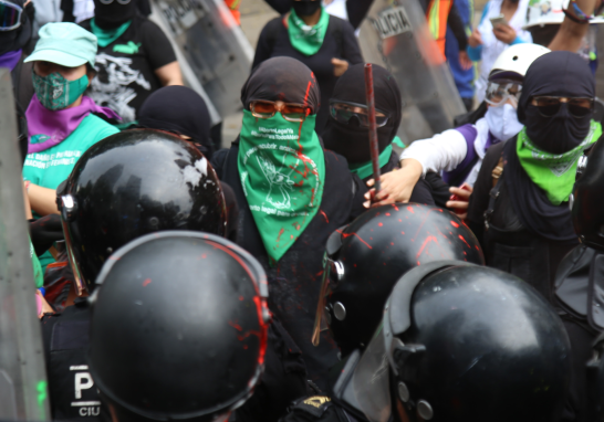 Movilizaciones por el Día de Acción Global por el Aborto Legal. Ciudad de México, México. Foto EE: Eric Lugo