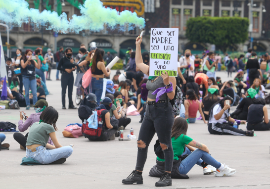 Movilizaciones por el Día de Acción Global por el Aborto Legal. Ciudad de México, México. Foto EE: Eric Lugo