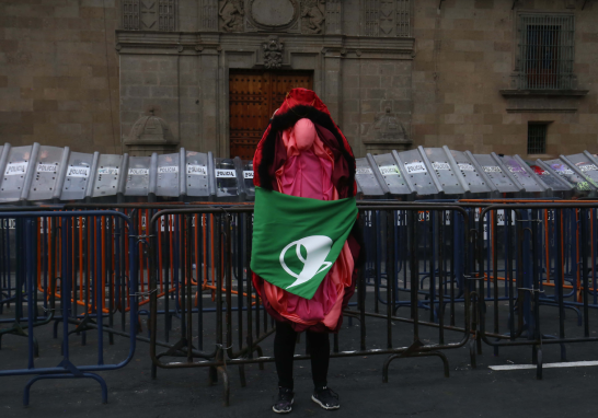 Movilizaciones por el Día de Acción Global por el Aborto Legal. Ciudad de México, México. Foto EE: Rosario Servin