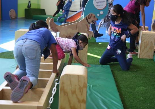 Las actividades que integran esta exposición buscan enseñar a los visitantes cuáles son las tareas más importantes para cuidar a los animales de compañía. Foto EE: Eric Lugo