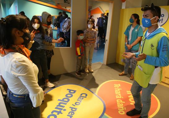 Las actividades que integran esta exposición buscan enseñar a los visitantes cuáles son las tareas más importantes para cuidar a los animales de compañía. Foto EE: Eric Lugo