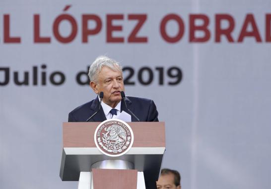 Primer Informe de Actividades del presidente Andrés Manuel López Obrador en 2019. Foto EE: Hugo Salazar.