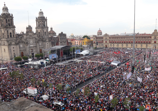 Primer Informe de Actividades del presidente Andrés Manuel López Obrador en 2019. Foto EE: Hugo Salazar.