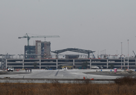 El nuevo Aeropuerto Internacional Felipe Ángeles (AIFA). Foto: AFP.