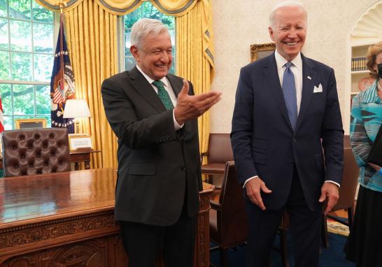 Tras el encuentro con su homólogo Joe Biden, López Obrador rendirá homenaje al expresidente Franklin D. Roosevelt y al defensor de los derechos humanos Martin Luther King. Foto EE: Cortesía Twitter @lopezobrador_