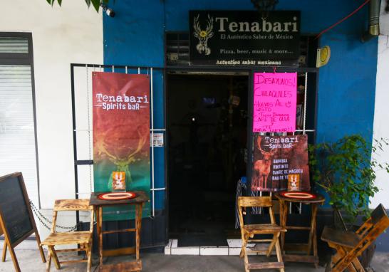 La pizzería Tenabari por las mañanas funciona como un desayunador. Foto EE: Eric Lugo