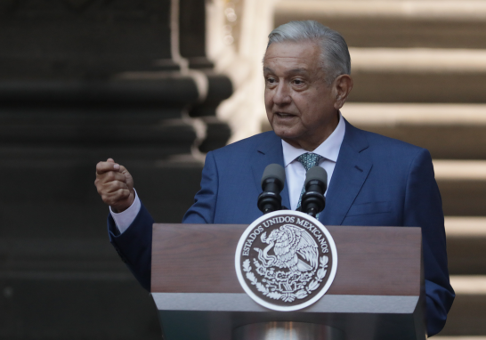 Andrés Manuel López Obrador, presidente de México. Foto EE: Eric Lugo