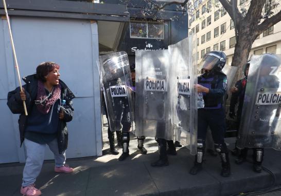 Marcha del 8M en la Ciudad de México. Foto EE: Rosario Servin