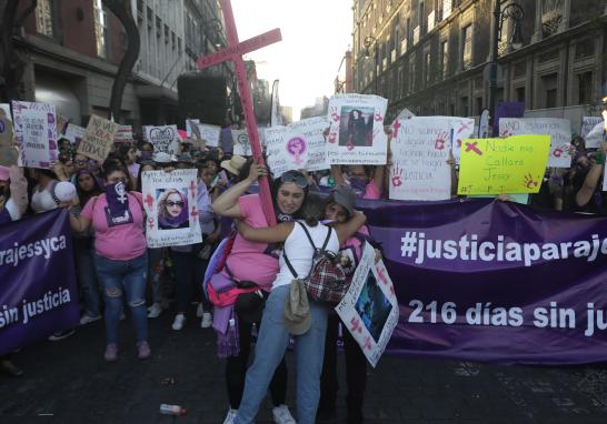 Marcha del 8M en la Ciudad de México. Foto EE: Eric Lugo