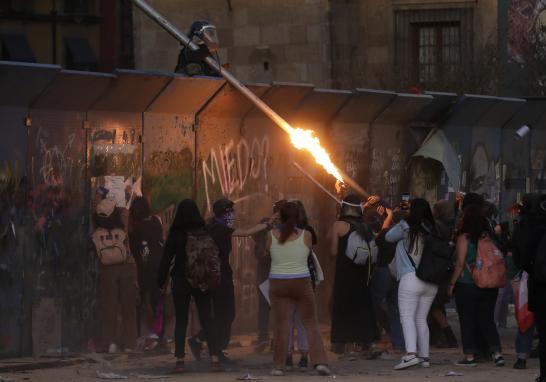 Marcha del 8M en la Ciudad de México. Foto EE: Eric Lugo