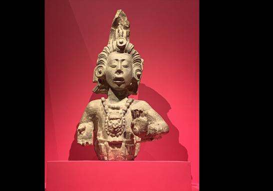 Dios del maíz. Copán. Museo Británico. Foto EE: Francisco de Anda