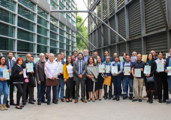 Se prevé que el proceso termine a finales de este mes, cuando se lleve a cabo una segunda entrega de cheques a las y los trabajadores. Foto: Cortesía