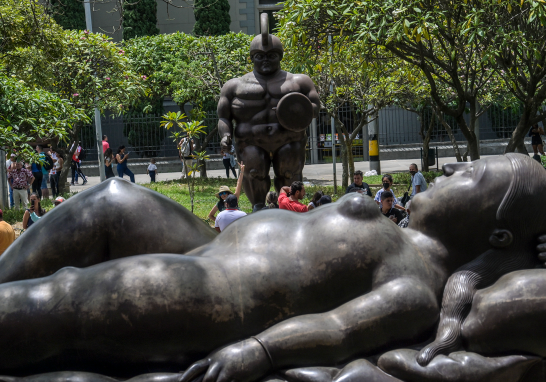 Fernando Botero, el colombiano más universal después del escritor Gabriel García Márquez, murió el viernes en Mónaco a los 91 años, a consecuencia de una pulmonía. Foto: AFP