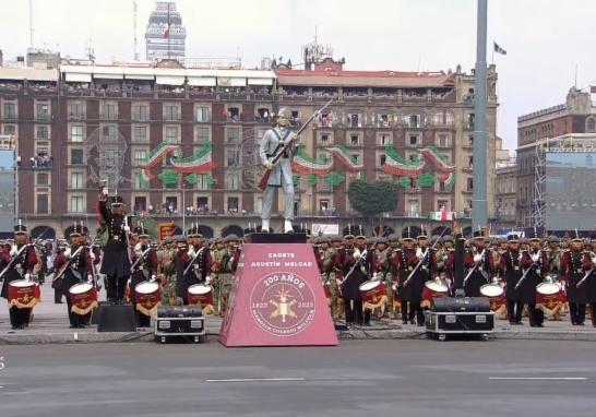 Desfile Cívico Militar para conmemorar el Aniversario de la Independencia de México.