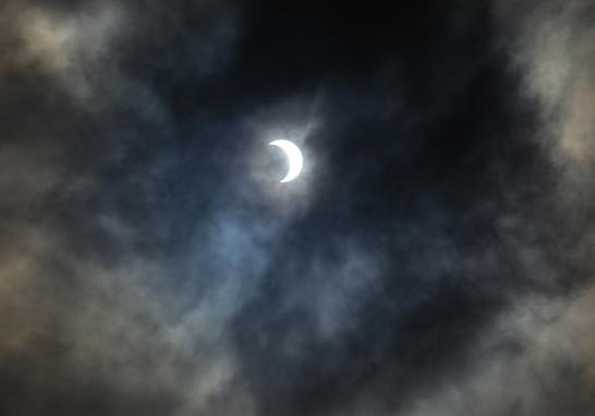 Eclipse solar anular 2023 en la CDMX. Foto EE: Eric Lugo.