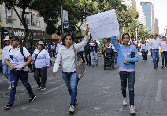 Los trabajadores del Poder Judicial federal buscan frenar la extinción de 13 de 14 fideicomisos judiciales que representan aproximadamente 15,000 millones de pesos, bajo el argumento de que se afectarán sus ingresos y derechos laborales. Foto: Eric Lugo.