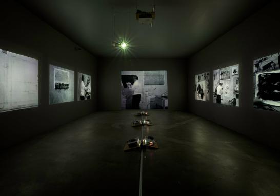 Vista de la exposición William Kentridge. Fortuna, MUAC, 2015