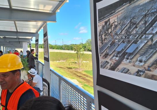 Estación Cancún-Aeropuerto del Tren Maya, Foto EE: Jesús Vázquez.