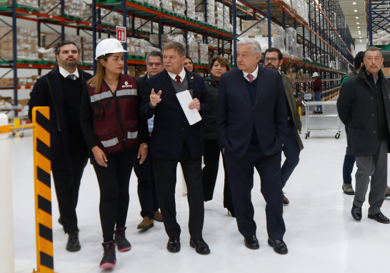 Inauguración de la Megafarmacia del Bienestar. Foto EE: Cortesía Presidencia de México