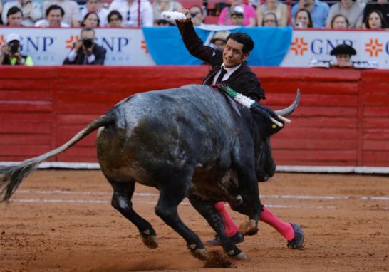 Uriel Moreno “El Zapata” en la Monumental Plaza de Toros México. Foto EE: Eric Lugo