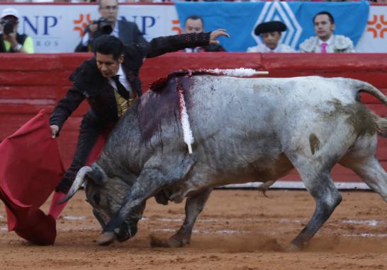 Uriel Moreno “El Zapata” en la Monumental Plaza de Toros México. Foto EE: Eric Lugo