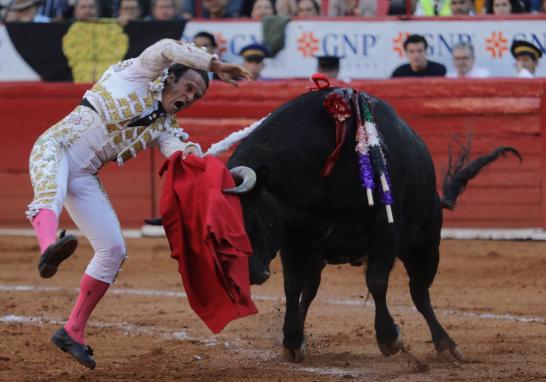 Antonio Ferrera en la Monumental Plaza de Toros México. Foto EE: Eric Lugo