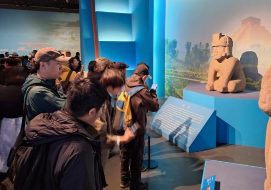 La exposición 'El jaguar, un tótem de Mesoamérica' ha cautivado a miles en China. Foto EE: Cortesía / Escuela Nacional de Conservación, Restauración y Museografía “Manuel del Castillo Negrete”, INAH.