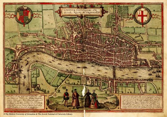 Mapa antiguo de la CDMX. Foto EE: Especial.