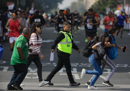 Maratón CDMX 2024. Foto EE: Eric Lugo