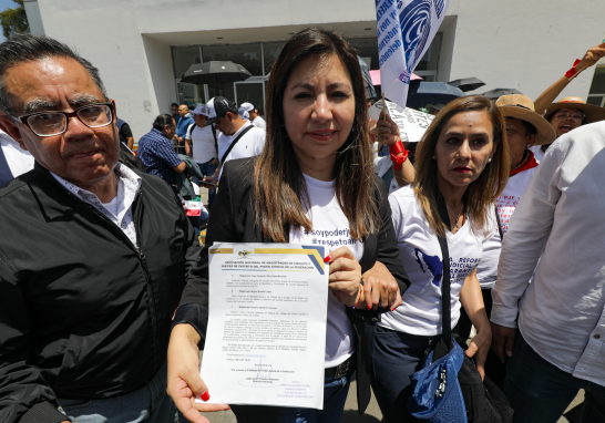 uana Fuentes, directora nacional de la Asociación Nacional de Magistrados de Circuito y Jueces de Distrito del Poder Judicial de la Federación (JUFED). Foto EE: Eric Lugo